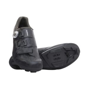 shimano sh-rx600 men’s versatile gravel cycling shoe, black, 13-13.5 men (eu 49)