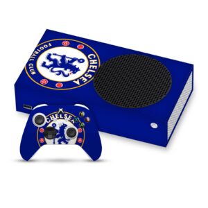 Head Case Designs Officially Licensed Chelsea Football Club Oversize Art Vinyl Sticker Gaming Skin Decal Cover Compatible With Xbox Series S Console and Controller Bundle