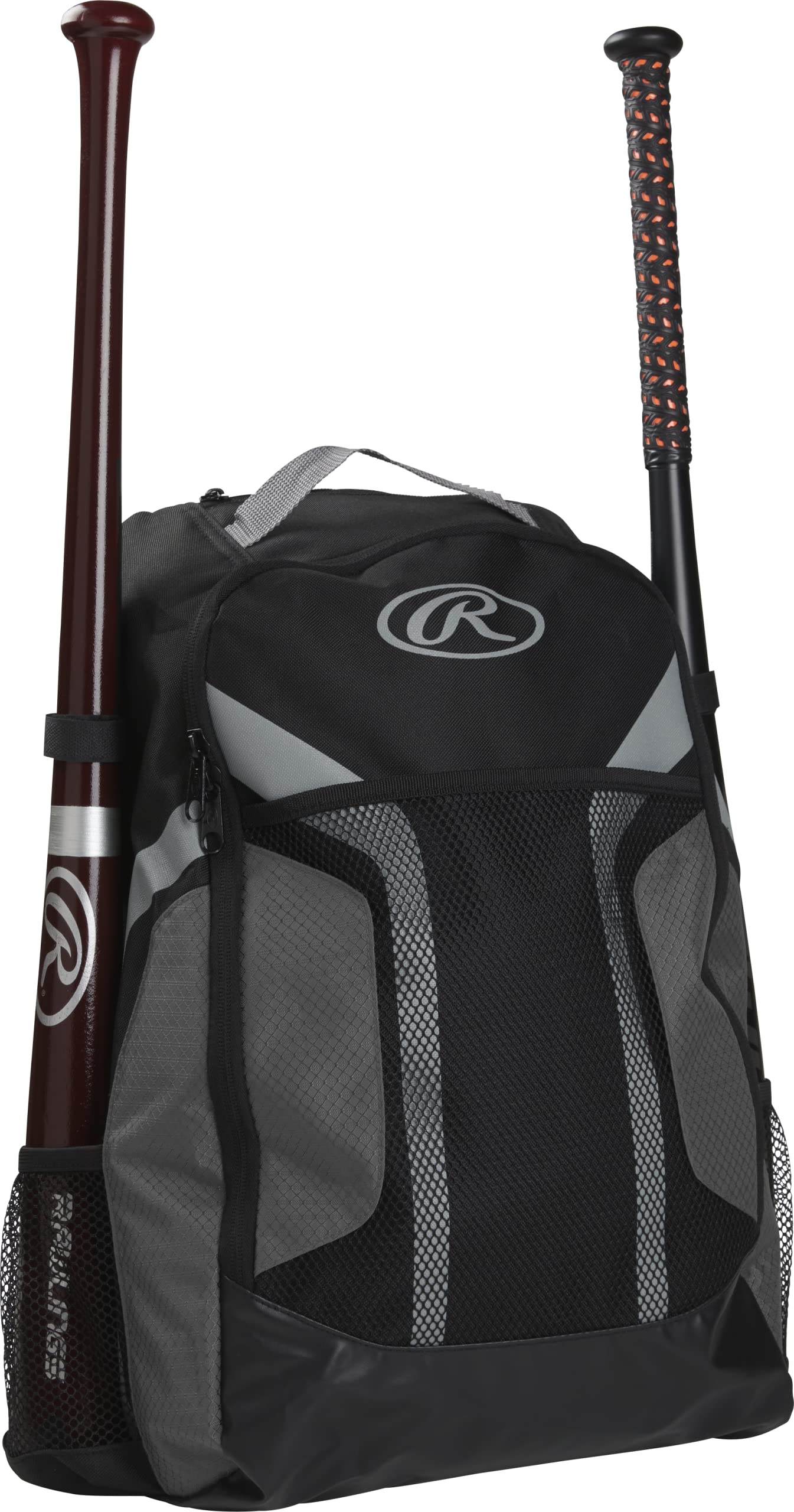 Rawlings | R200G Backpack Equipment Bag | Youth Baseball & Softball | Grey