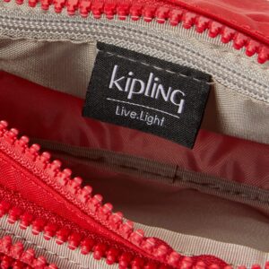 Kipling Womens Women's Merryl 2-in-1 Convertible Bag, Removable Shoulder Strap, Nylon Crossbody Bag, Cherry Tonal, 7.75 L x 5 H 3 D US