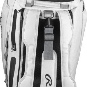 Rawlings | MACH Hyrbid Backpack/Duffle Equipment Bag | Baseball & Softball | White