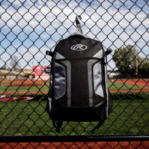 Rawlings | R200G Backpack Equipment Bag | Youth Baseball & Softball | Grey