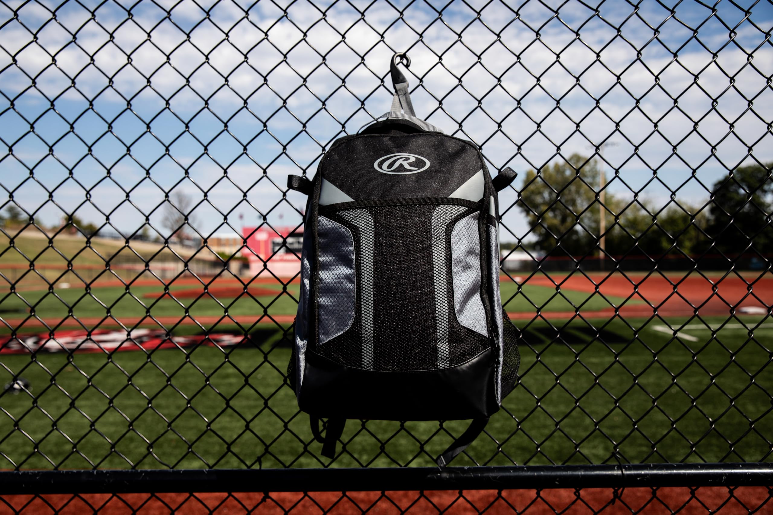 Rawlings | R200G Backpack Equipment Bag | Youth Baseball & Softball | Grey