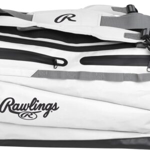 Rawlings | MACH Hyrbid Backpack/Duffle Equipment Bag | Baseball & Softball | White