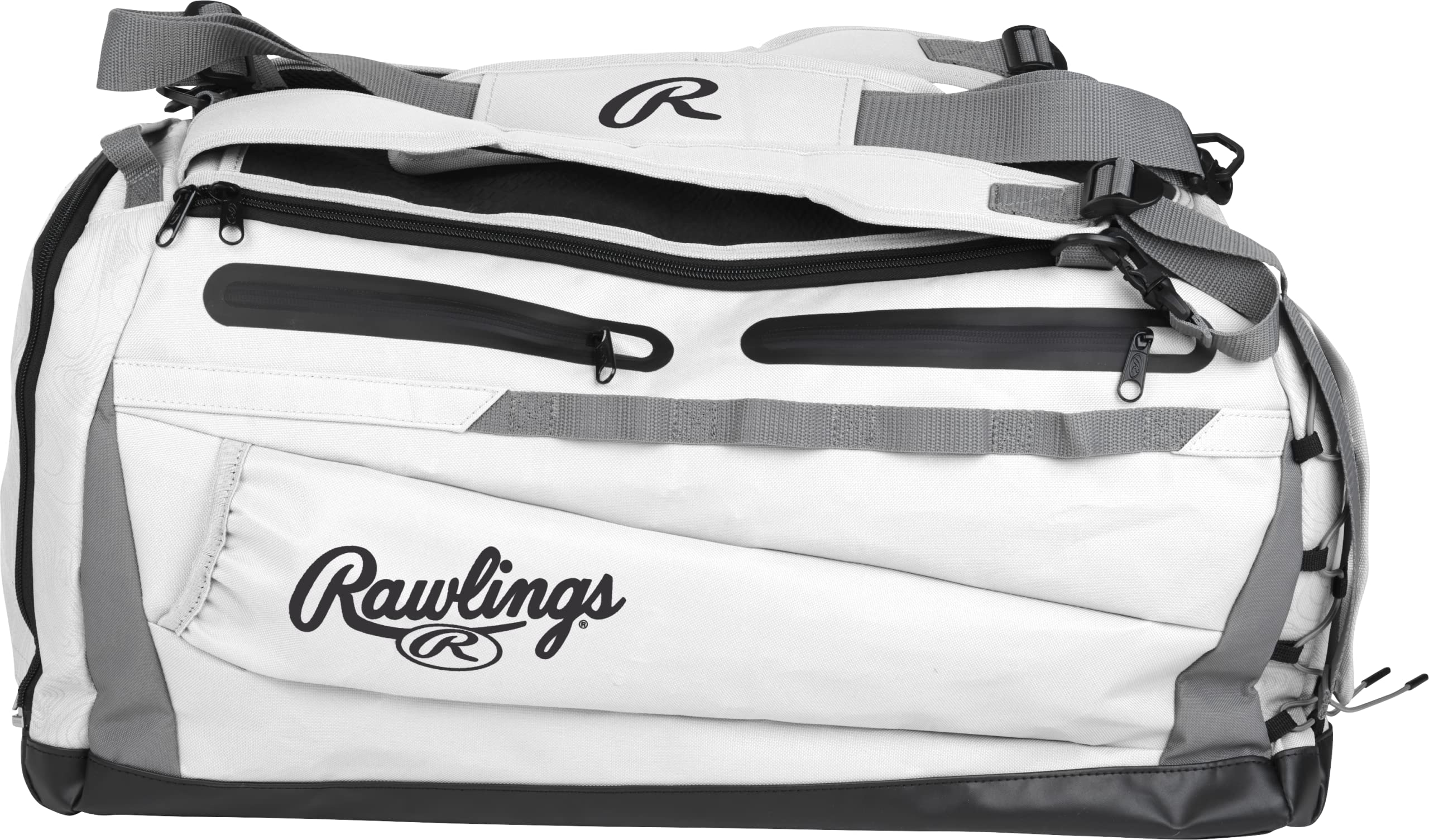 Rawlings | MACH Hyrbid Backpack/Duffle Equipment Bag | Baseball & Softball | White