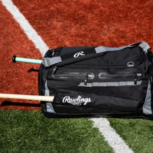 Rawlings | MACH Hyrbid Backpack/Duffle Equipment Bag | Baseball & Softball | Black