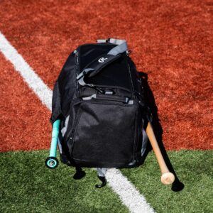 Rawlings | MACH Hyrbid Backpack/Duffle Equipment Bag | Baseball & Softball | Black