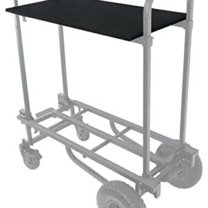 Rockville Rock Cart Pro DJ Equipment Transport Roller Car w/(3) Bags+Floor+Shelf