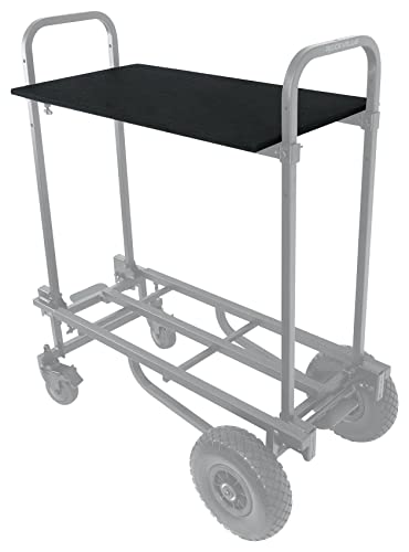 Rockville Rock Cart Pro DJ Equipment Transport Roller Car w/(3) Bags+Floor+Shelf