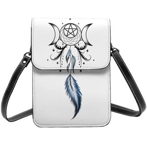 Small Crossbody Bags For Women Cute Triple Moon Wicca Wiccan Dianic Lightweight Shoulder Bag