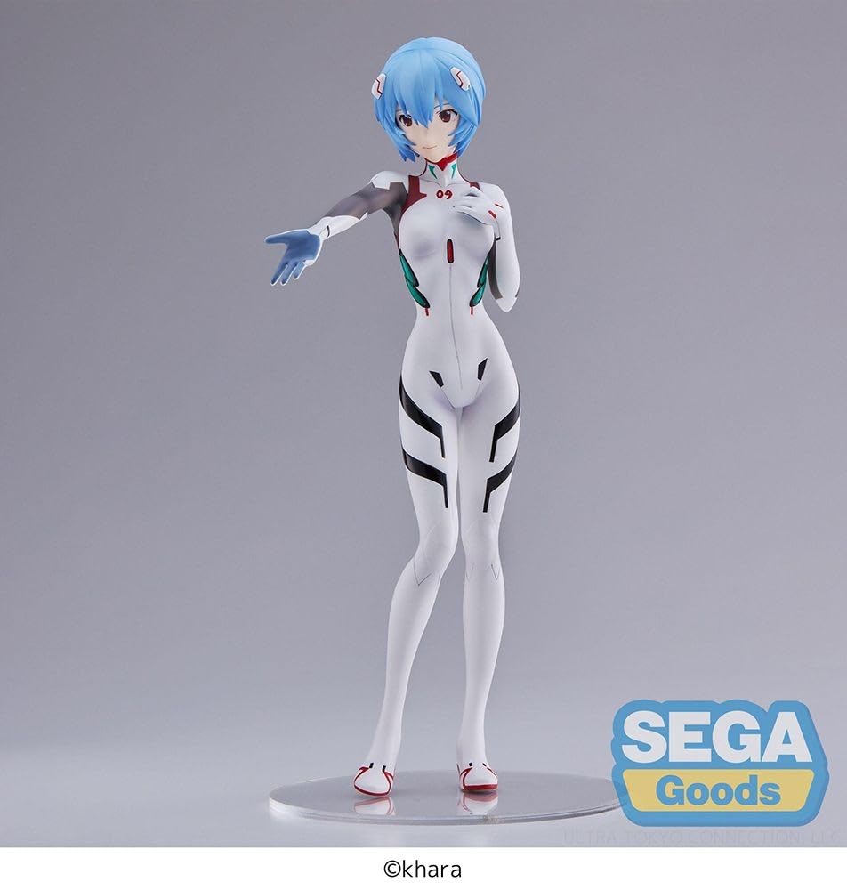 Sega Neon Genesis Evangelion: Rei Ayanami Hand Over/Momentary White (Tentative Name) (3.0+1.0) Thrice Upon a Time SPM Figure