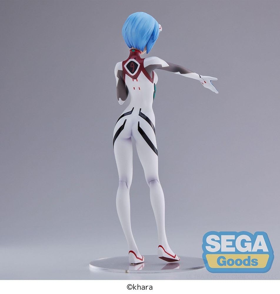 Sega Neon Genesis Evangelion: Rei Ayanami Hand Over/Momentary White (Tentative Name) (3.0+1.0) Thrice Upon a Time SPM Figure