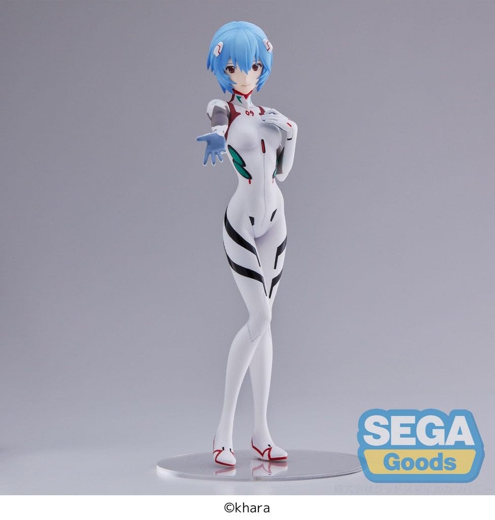 Sega Neon Genesis Evangelion: Rei Ayanami Hand Over/Momentary White (Tentative Name) (3.0+1.0) Thrice Upon a Time SPM Figure