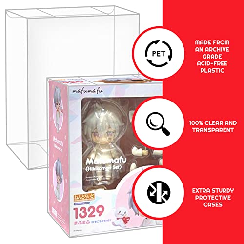 Premium Nendoroid Box Protective Plastic Display Box Case - Ultimate Dust, Dirt, and Moisture Defense, Enhance Display Appeal, Easy to Use, Reusable, Preserve Collectible Value, Perfect for Collectors