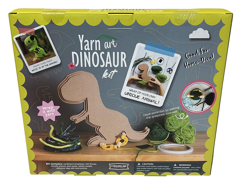 Streamline Imagined DIY Yarn Art Kit - Dino