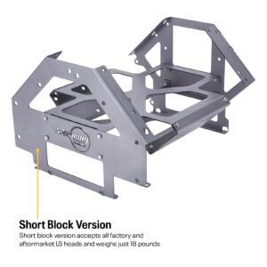 SoloSwap™ Chevy LS Mock Up Engine Swap Short-Block, No Head, Includes Hardware for Easy Assembly, 18 Pounds and Accepts Stock or Aftermarket LS Cylinder Heads