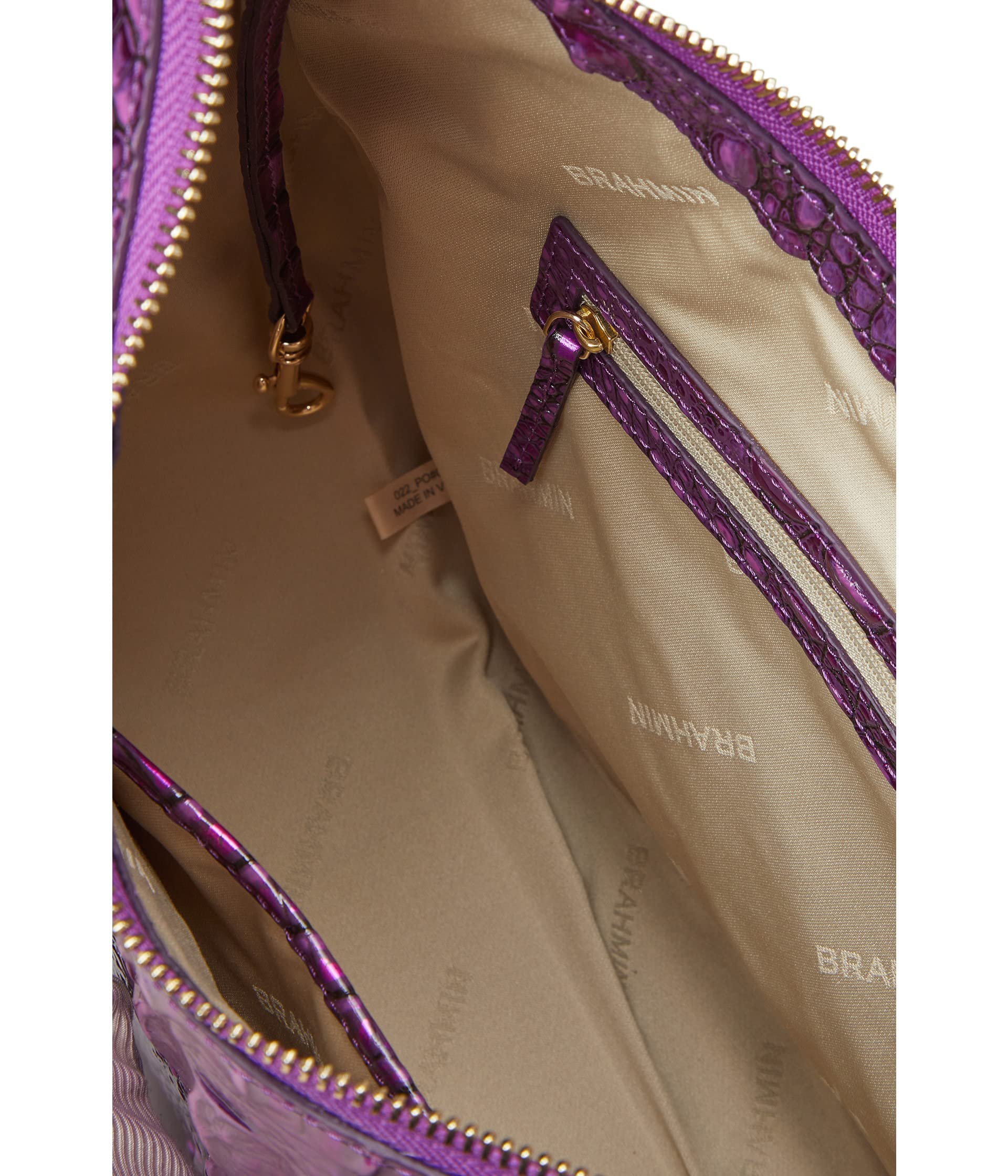 BRAHMIN Melbourne Bekka Shoulder Purple Potion One Size