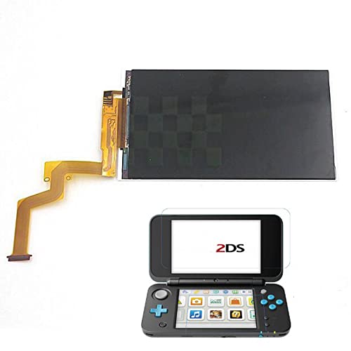 Cuifati Replacemen Screen for New 2DS XL LL, Top LCD Screen Repair Kits 2DS Game Console Screen Replacement for New 2DS XL LL