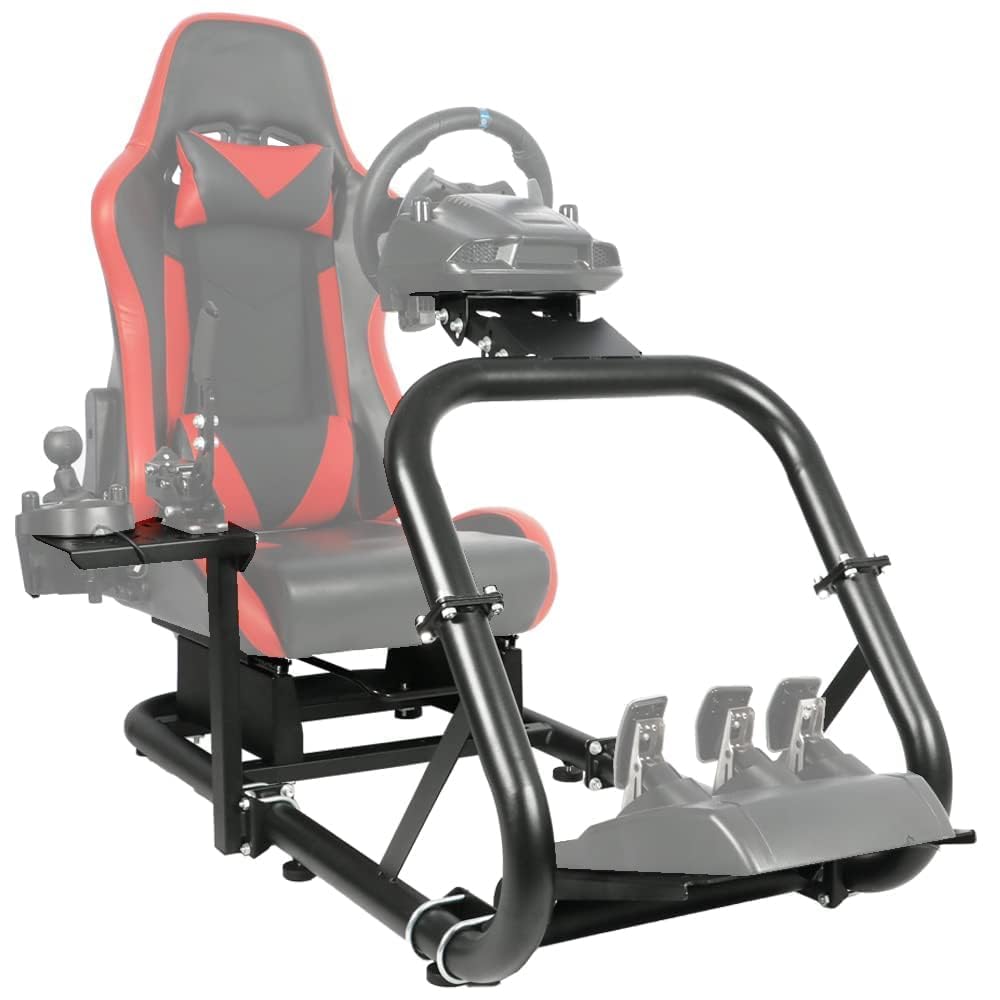 Dardoo G920 Racing Simulator Cockpit Sim Racing Cockpit Fits for Logitech G920 G29 G923,Thrustmaster T818 T248X T248 T300 T150 TX, Fanatec,Racing Simulator without Wheel Pedal Shifter Seat