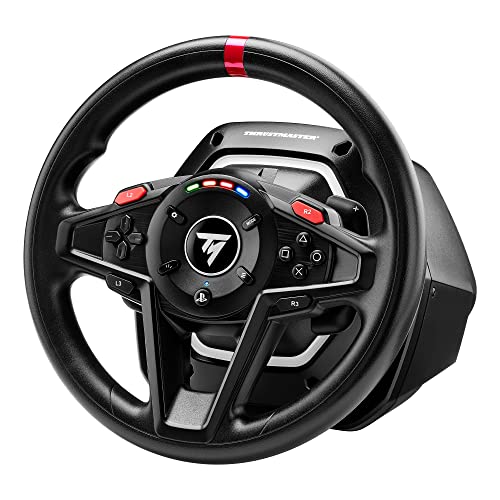 ThrustMaster T128, Force Feedback Racing Wheel with Magnetic Pedals, PlayStation 5, PlayStation 4, PC