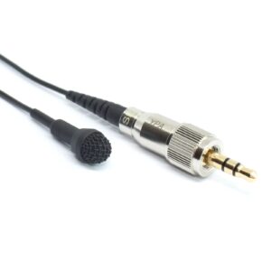 YPA 6018 LAVALIER MICROPHONE OMNI-DIRECTIONAL for SENNHEISER WIRELESS TRANSMITTERS OR RECORDING DEVICE