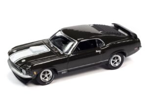 johnny lightning jlmc029 muscle car ver a 1970 car mustang mach 1 green