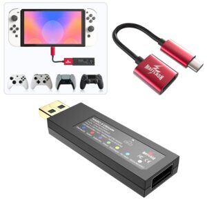 MAYFLASH Magic-S Ultimate Wireless Bluetooth USB Adapter for PS4, Switch, macOS, Windows, Raspberry Pi, Compatible with Xbox Series X & S Controller, Xbox One Bluetooth, PS5 Controller and More