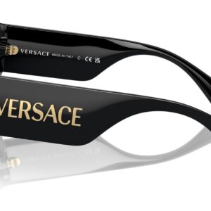 Versace Woman Sunglasses Black Frame, Dark Grey Lenses, 0MM