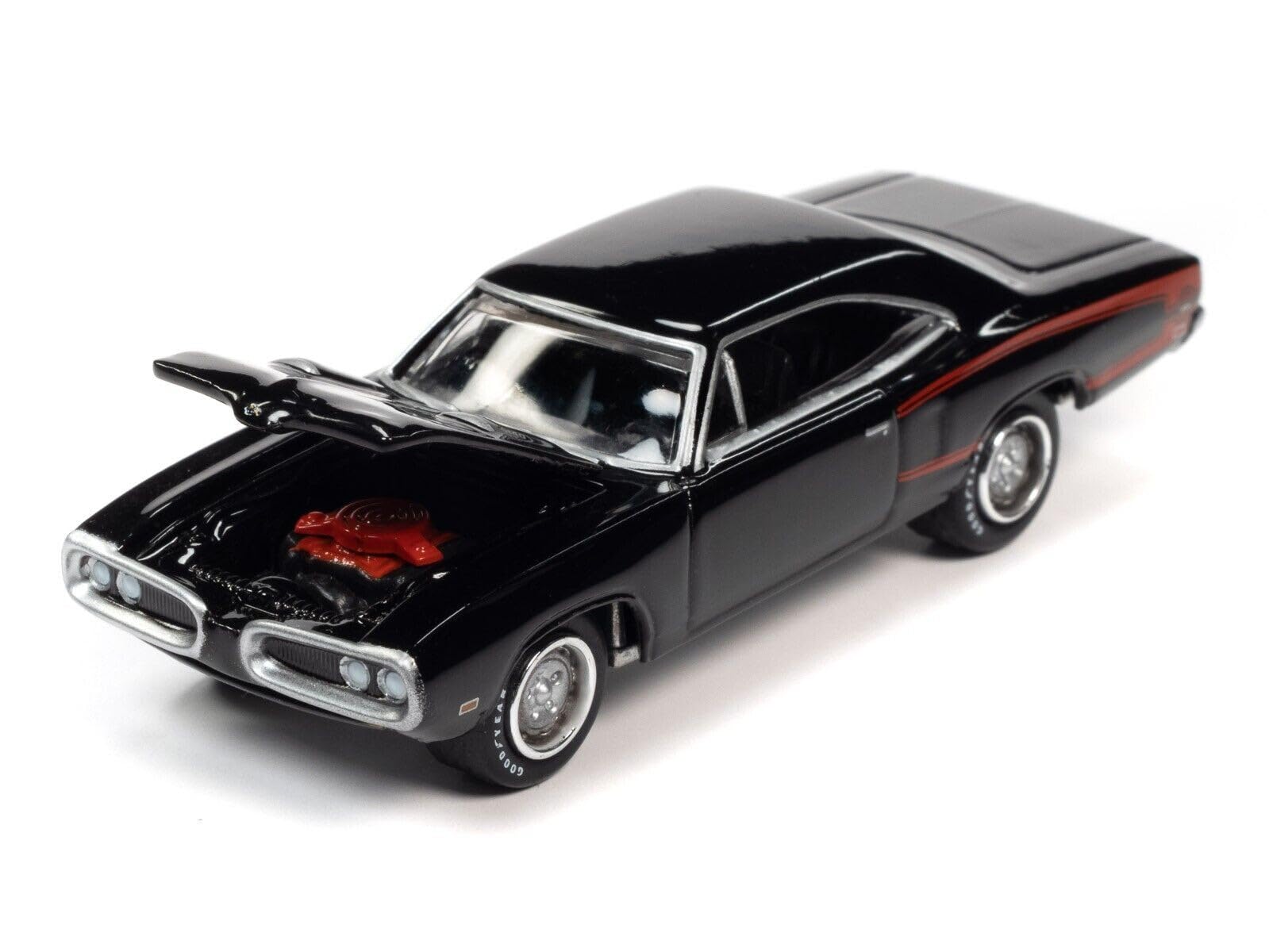 Johnny Lightning JLMC029 Muscle Car VER A 1970 Dodge Coronet Super Bee Black