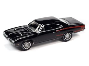 johnny lightning jlmc029 muscle car ver a 1970 dodge coronet super bee black