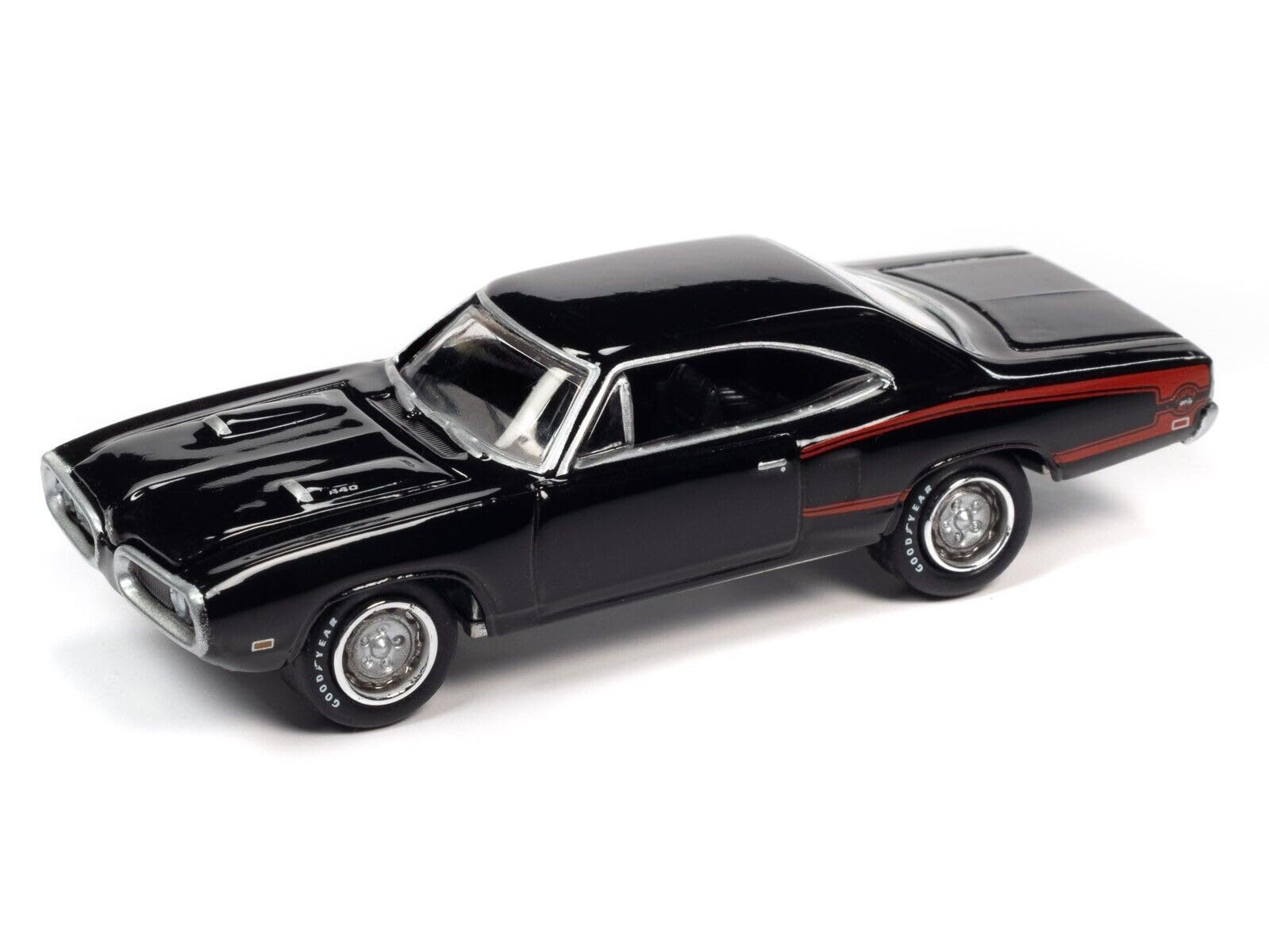 Johnny Lightning JLMC029 Muscle Car VER A 1970 Dodge Coronet Super Bee Black