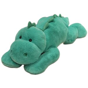 weighted stuffed animals, 3.3 lbs weighted dinosaur stuffed animal toy dinosaur weighted plush animals throw pillow gifts for boys girls, 19.6 inch