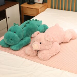 Weighted Stuffed Animals, 3.3 lbs Weighted Dinosaur Stuffed Animal Toy Dinosaur Weighted Plush Animals Throw Pillow Gifts for Boys Girls, 19.6 inch