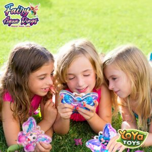 YoYa Toys Fairy Butterfly Ring Toss Handheld Game - Games for Kids Handheld with Cute Pixie Design, Classic-Style Retro Game, Portable & Travel-Friendly Handheld Games for Kids