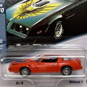 Johnny Lightning JLMC029 Muscle Car VER A 1980 Pontiac Firebird T/A Red Orange