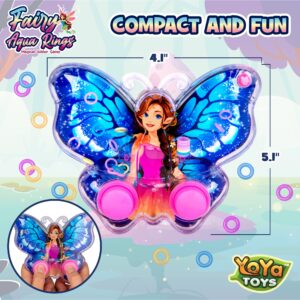 YoYa Toys Fairy Butterfly Ring Toss Handheld Game - Games for Kids Handheld with Cute Pixie Design, Classic-Style Retro Game, Portable & Travel-Friendly Handheld Games for Kids