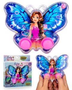 yoya toys fairy butterfly ring toss handheld game - games for kids handheld with cute pixie design, classic-style retro game, portable & travel-friendly handheld games for kids