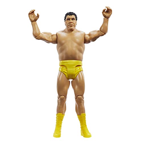 Mattel WWE WrestleMania Andre the Giant Action Figure , Collectible with 10 Points Articulation & Life-like Detail, 6-inch