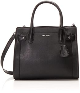 nine west bettina satchel black one size