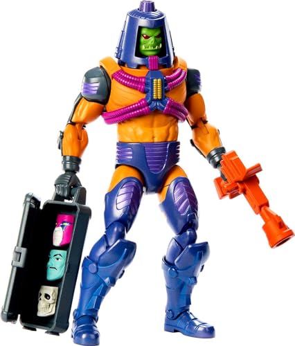 Masters of the Universe Masterverse Action Figure, Man-E-Faces Toy Collectible with Articulation & Accessories, 7 inch