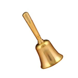 Milisten Call Service Bell 4pcs Brass Handbell Classroom Attention Hand Call Bell Customer Bell Hand Service Bell Bar Bell Animal Toys Practical Hand Bells Telephone Elder Table Bell