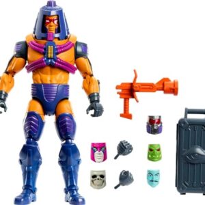 Masters of the Universe Masterverse Action Figure, Man-E-Faces Toy Collectible with Articulation & Accessories, 7 inch