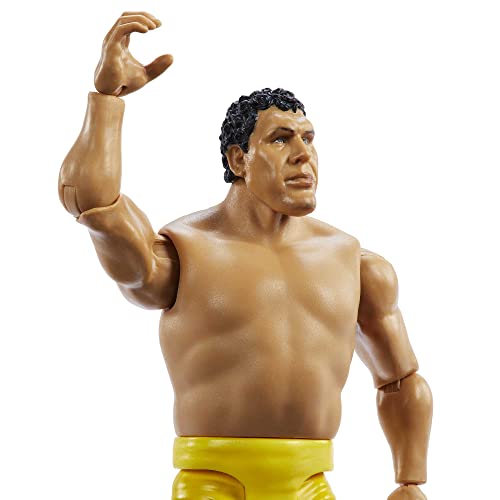 Mattel WWE WrestleMania Andre the Giant Action Figure , Collectible with 10 Points Articulation & Life-like Detail, 6-inch