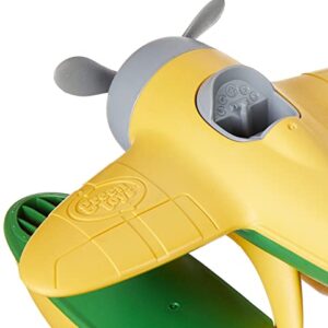 Green Toys Airplane Blue - Seaplane Yellow Bundle