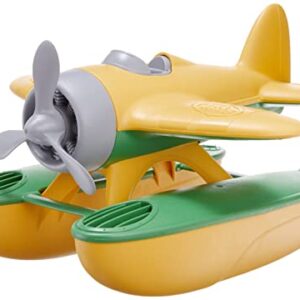 Green Toys Airplane Blue - Seaplane Yellow Bundle