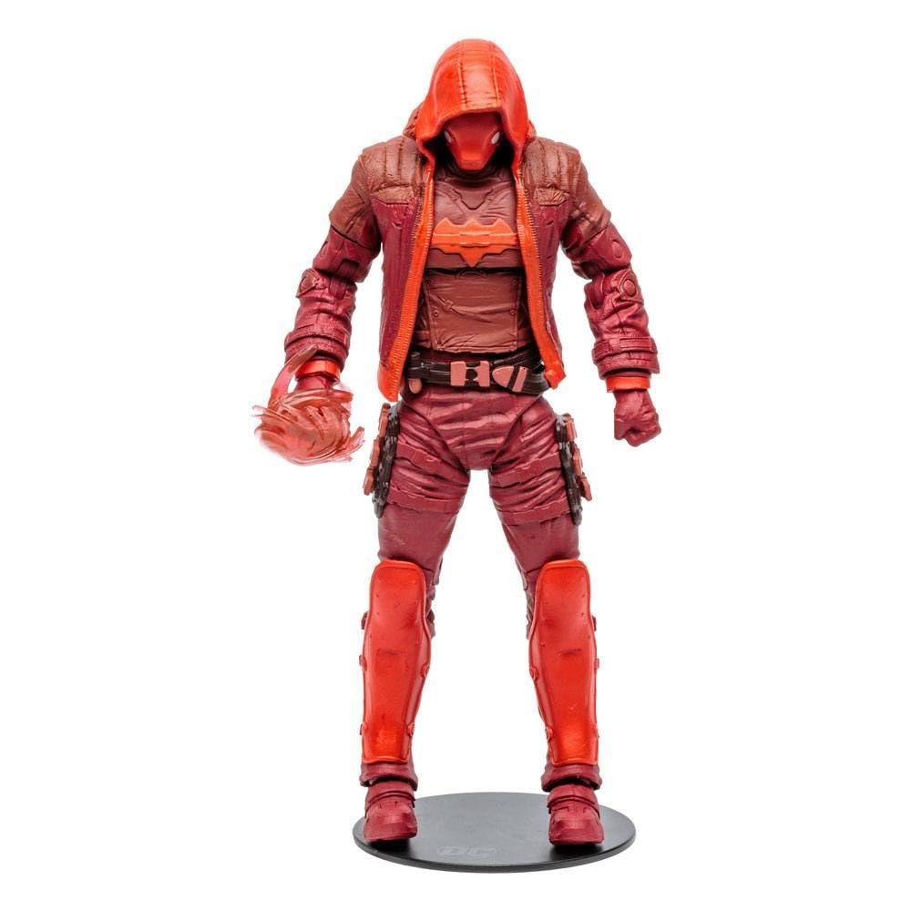 McFarlane Toys, DC 7-inch Gold Label Red Hood Figure Action Figure with 22 Moving Parts, Collectible DC Batman Arkham Knight Figure with Stand Base and Unique Collectible Character Card – Ages 12+