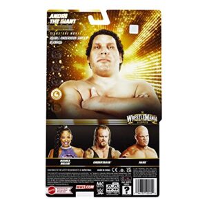 Mattel WWE WrestleMania Andre the Giant Action Figure , Collectible with 10 Points Articulation & Life-like Detail, 6-inch