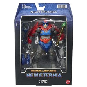 Masters of the Universe Masterverse Action Figure, Stratos Toy Collectible with Articulation & Accessories, 7 inch