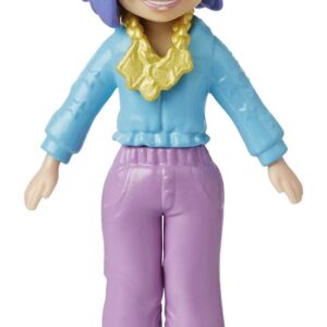 Polly Pocket Travel Toy with 3-inch Doll and 18 Accessories, Puppy and Star-Themed Fashion Pack Playset