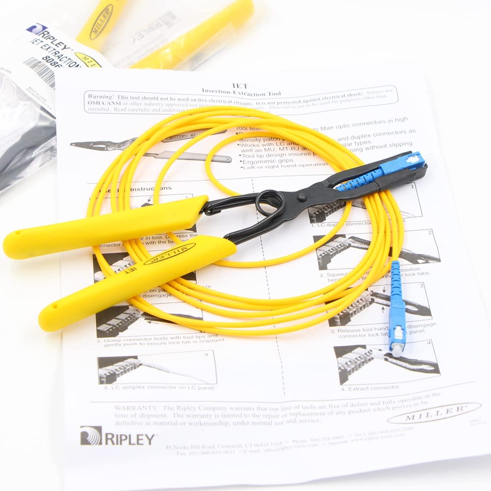 Original Miller IET-100 Fiber Optic Connector Plug And Clamp Pull Tool IET100 Pliers Optical Fiber Connector Clamping Pliers